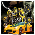 أيقونة البرنامج: Robot Battle Yellow Car T…