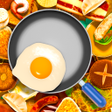 プログラムのアイコン：Flip n Fry - Frying Simul…