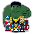 プログラムのアイコン：Toon Stickers: Cartoon St…