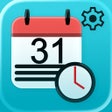 プログラムのアイコン：Calendar Clock Administra…