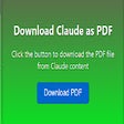 Claude2PDF - Convert Claude to PDF