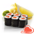 プログラムのアイコン：Sushi and roll recipes