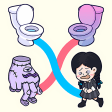 Draw To Toilet