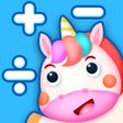 Ikon program: Baby Unicorn Girl Math Ga…