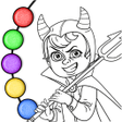 Icoon van programma: Halloween Glitter Colorin…