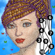 プログラムのアイコン：Diamond Dot to Dot - Draw…