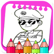 Icon of program: Little Singham coloring b…