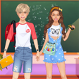 Programikonen: Couple dress up - School
