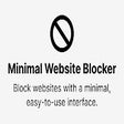 Minimal Website Blocker