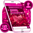 Programikonen: Glitter Love SMS Themes
