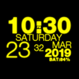 プログラムのアイコン：Digital Clock Wallpaper C…