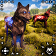 Icoon van programma: Wolf Simulator Animal Gam…