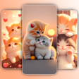 Ikona programu: Cute Cat Wallpaper Live H…