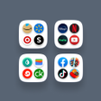 プログラムのアイコン：FolderWall: All Apps Orga…