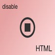 Programikonen: disable-HTML