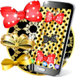 Golden bowknot live wallpaper icon