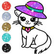 Icoon van programma: Cute Kitty Coloring Glitt…