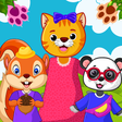 プログラムのアイコン：Town Pet Life: Pretend Pl…