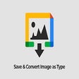Icoon van programma: Save & convert image as t…