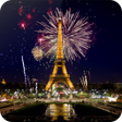 Icon of program: Fireworks in Paris Video …