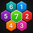 Ikona programu: Merge Hexa - Number Puzzl…