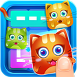 Иконка программы: Line Puzzle: Funny Cats