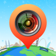 Ikon program: GPS Map Camera Photo Stam…