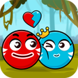 Ikona programu: Red and Blue Ball: Cupid …