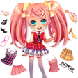 程序图标：Anime School Dress Up Gir…