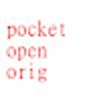 Pocket open original page icon