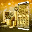 Gold Coin Launcher Theme
