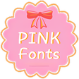 Pink Fonts
