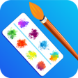 أيقونة البرنامج: Drawing and Coloring Game