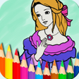 Icon of program: Princess Coloring Book & …