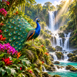Icon of program: 3D Peacock Live Wallpaper…