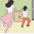 Symbol des Programms: Go out to play