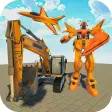 Robot Transform Excavator Game