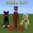 MCPE Siren Head and CartoonCat