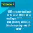 Icoon van programma: Tab Freezer