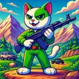 ไอคอนของโปรแกรม: Commando Cats: Smart Hunt…