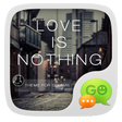 أيقونة البرنامج: GO SMS LOVE IS NOTHING TH…