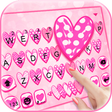 Programikonen: Doodle Love Pink Keyboard…