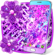 プログラムのアイコン：Purple glitter live wallp…