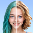 أيقونة البرنامج: Hair color  style changer