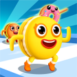 ไอคอนของโปรแกรม: Crazy Food: 3D Run