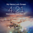 Programikonen: My Name Lock Screen