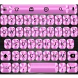 Emoji Keyboard Metallic Pink