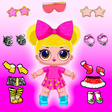 程序图标：Cute Dolls: Dressup Game