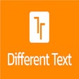 Icono de programa: Different Text
