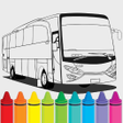 ไอคอนของโปรแกรม: Bus Coloring Page